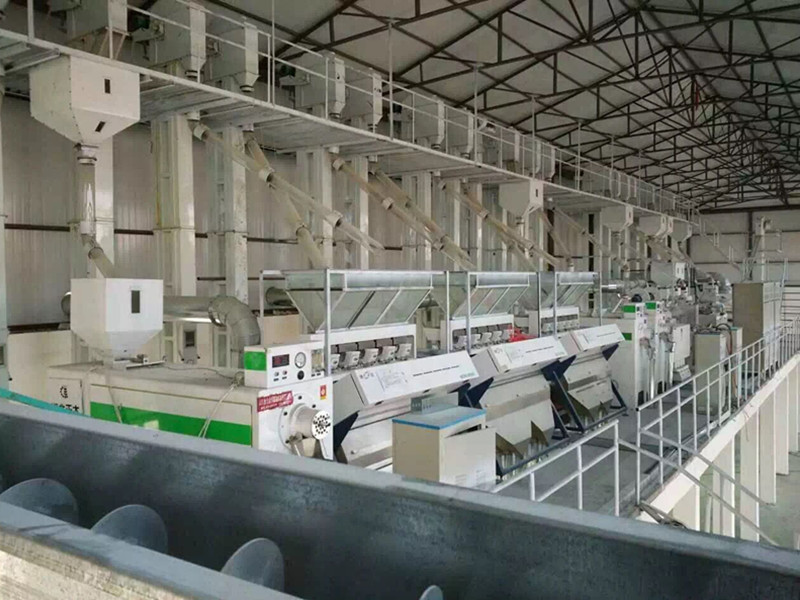 黑龙江大庆120吨成套碾米设备