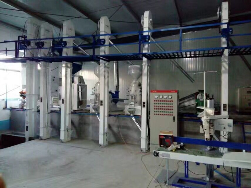 济南章丘小米加工设备安装完成