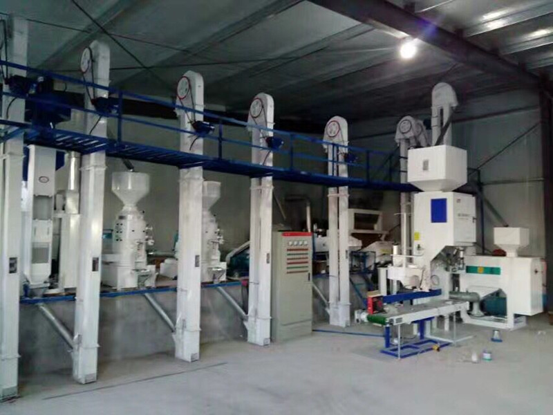 济南章丘小米加工设备安装完成