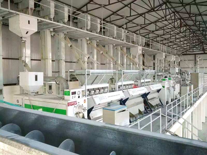 nzj120吨小米成套加工设备