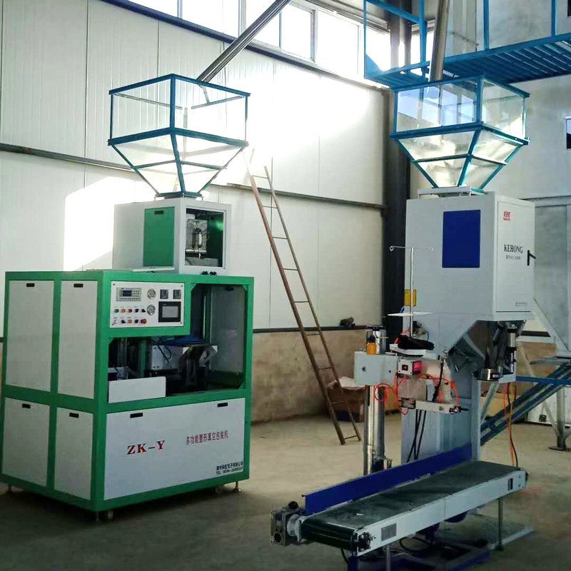 内蒙赤峰30吨小米成套加工设备安装完毕